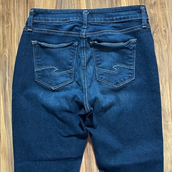 Silver Elyse Skinny Crop Jeans - Picture 6 of 7